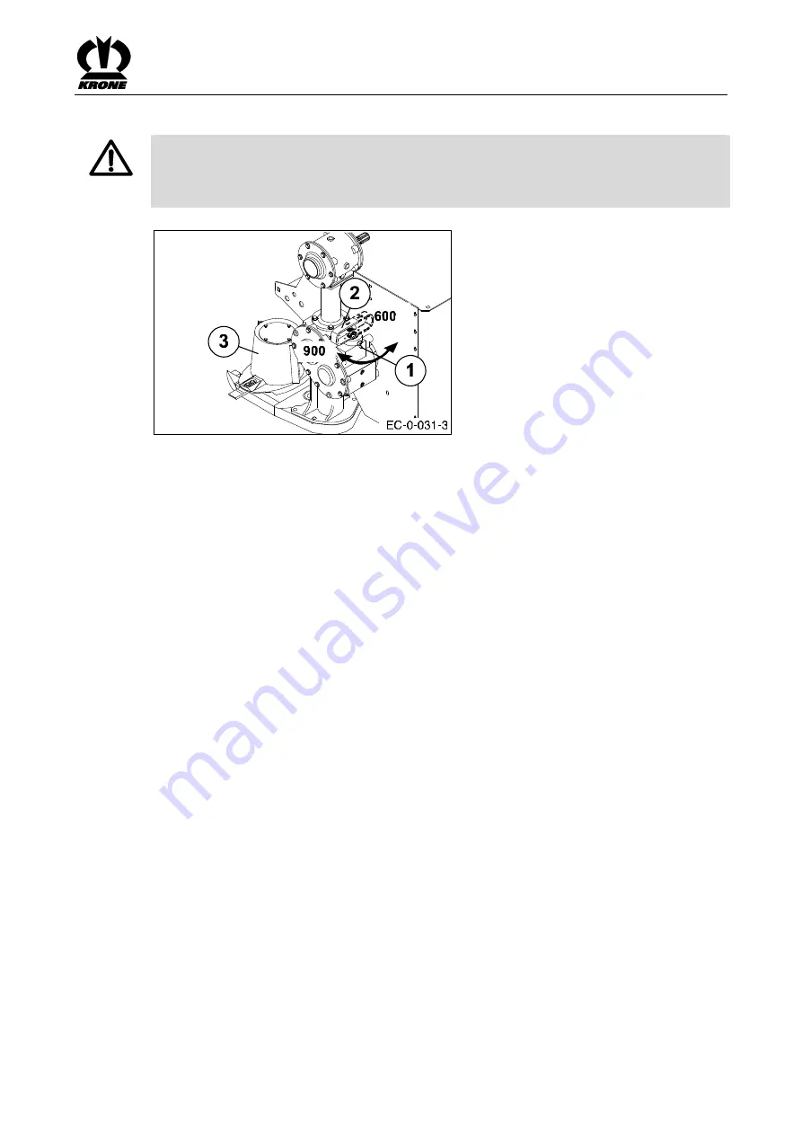 Krone EasyCut F 320 CV Original Operating Instructions Download Page 43