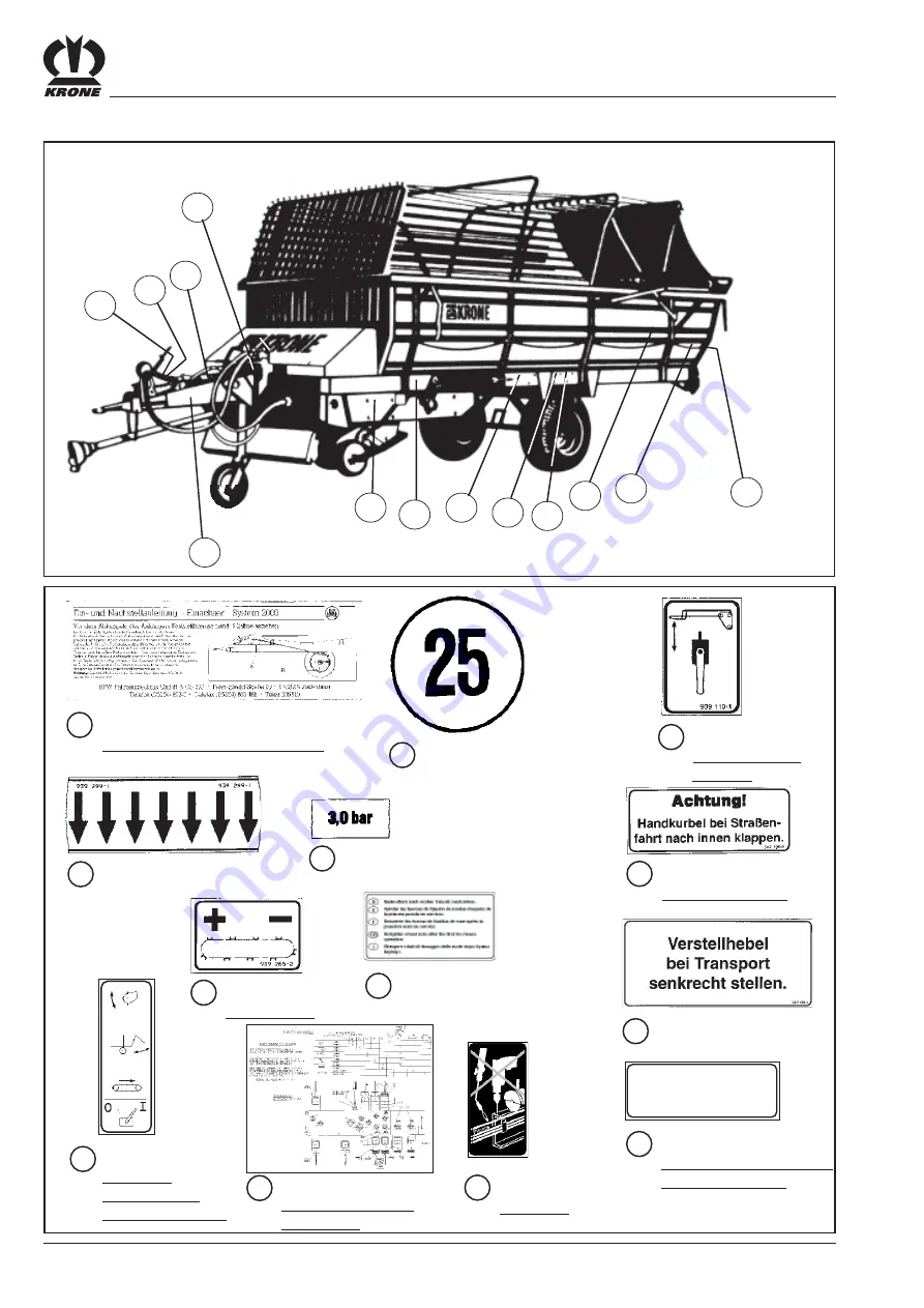 Krone TITAN 4/25 L Original Operating Instructions Download Page 12