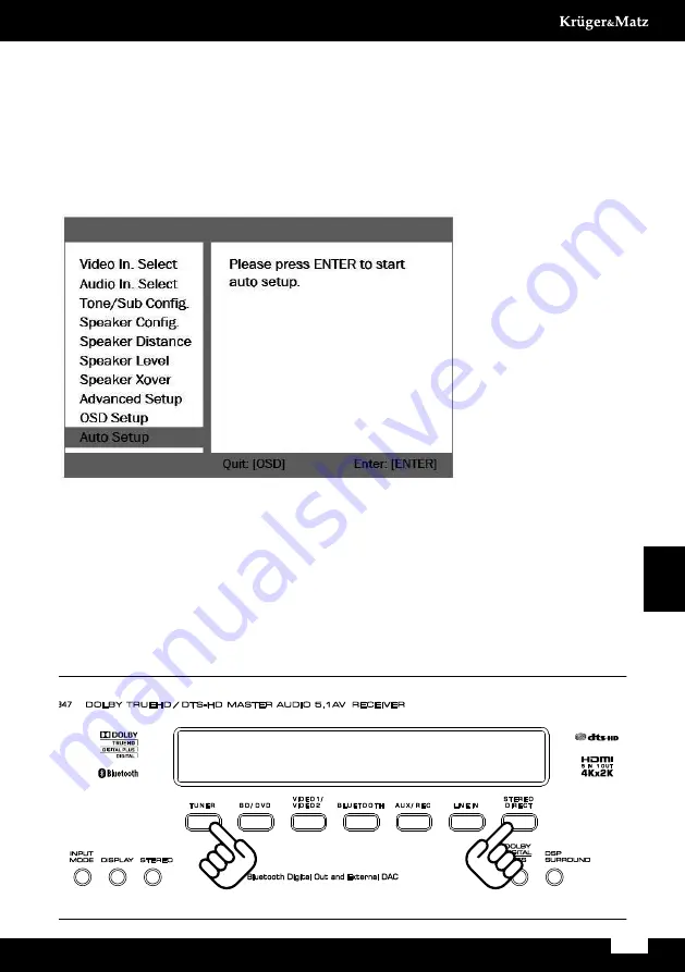 Krüger & Matz HD4347 Owner'S Manual Download Page 19