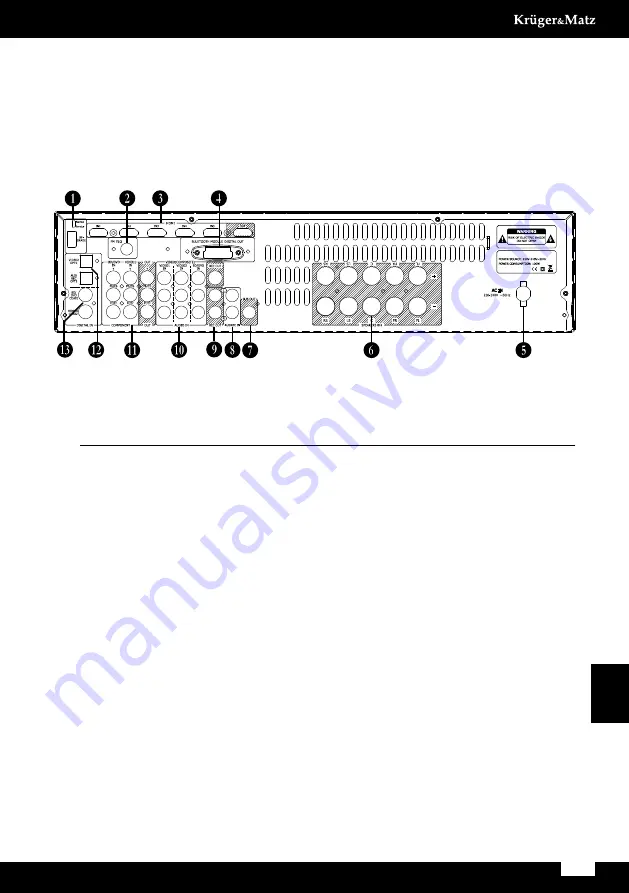 Krüger & Matz HD4347 Owner'S Manual Download Page 49