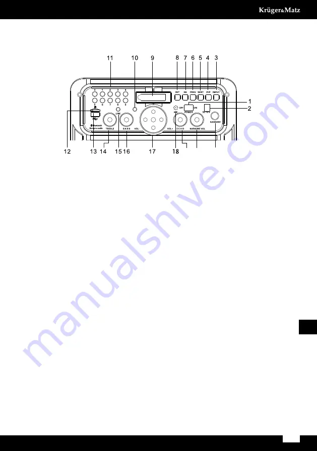 Krüger & Matz KM0530 Owner'S Manual Download Page 23