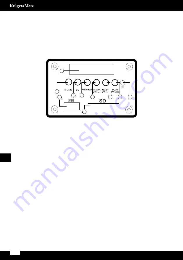 Krüger & Matz KM0542 Owner'S Manual Download Page 4