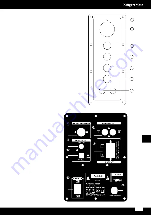 Krüger & Matz KM0542 Owner'S Manual Download Page 13