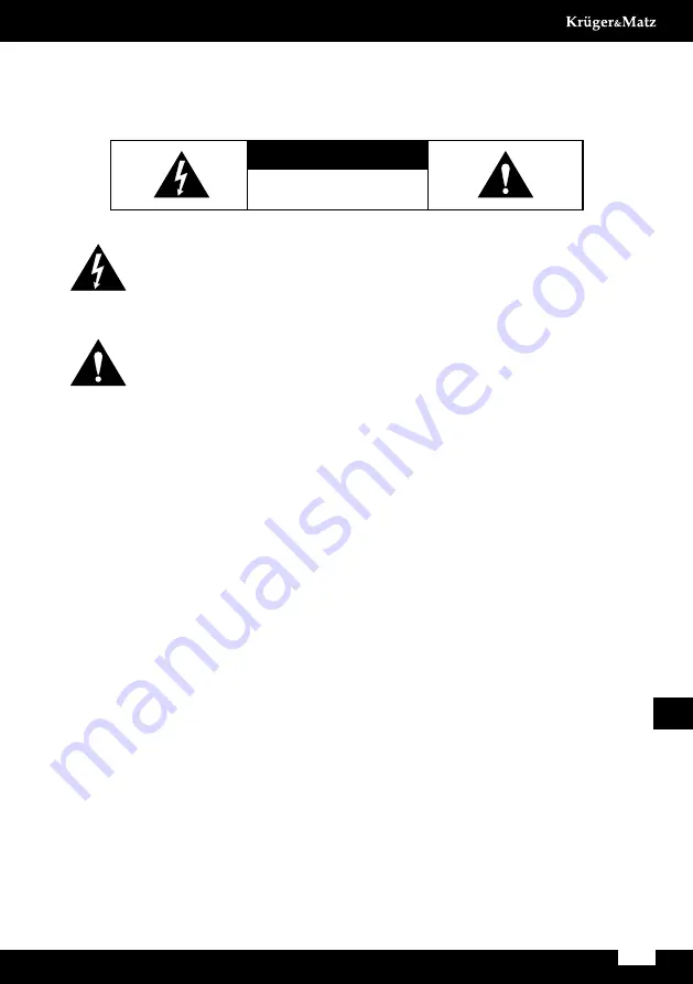 Krüger & Matz KM0542 Owner'S Manual Download Page 27