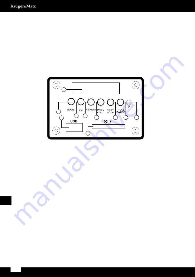 Krüger & Matz KM0542 Owner'S Manual Download Page 28