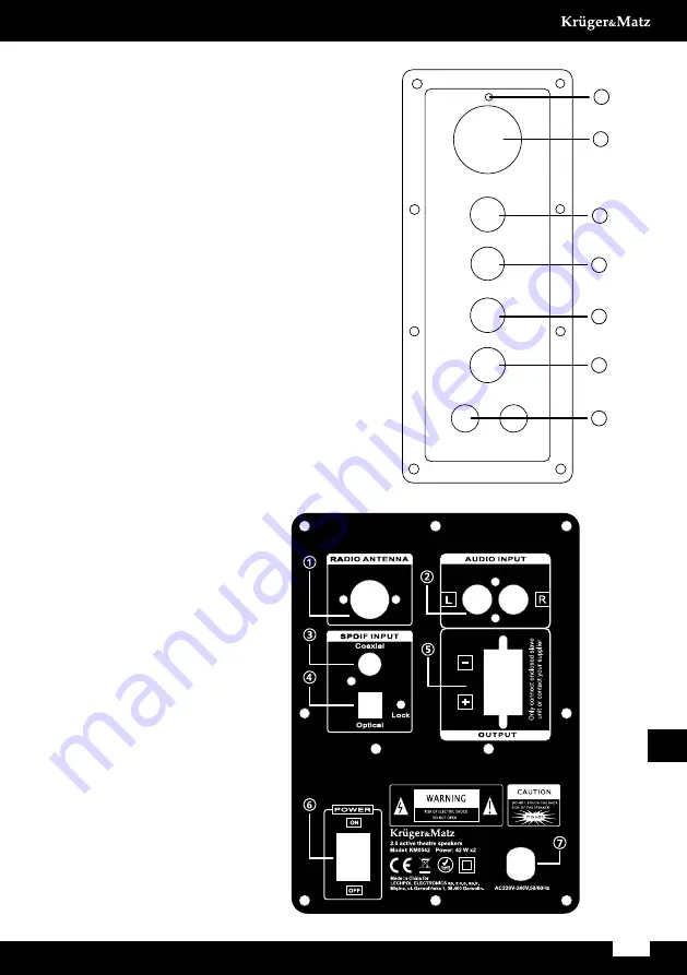 Krüger & Matz KM0542 Owner'S Manual Download Page 37