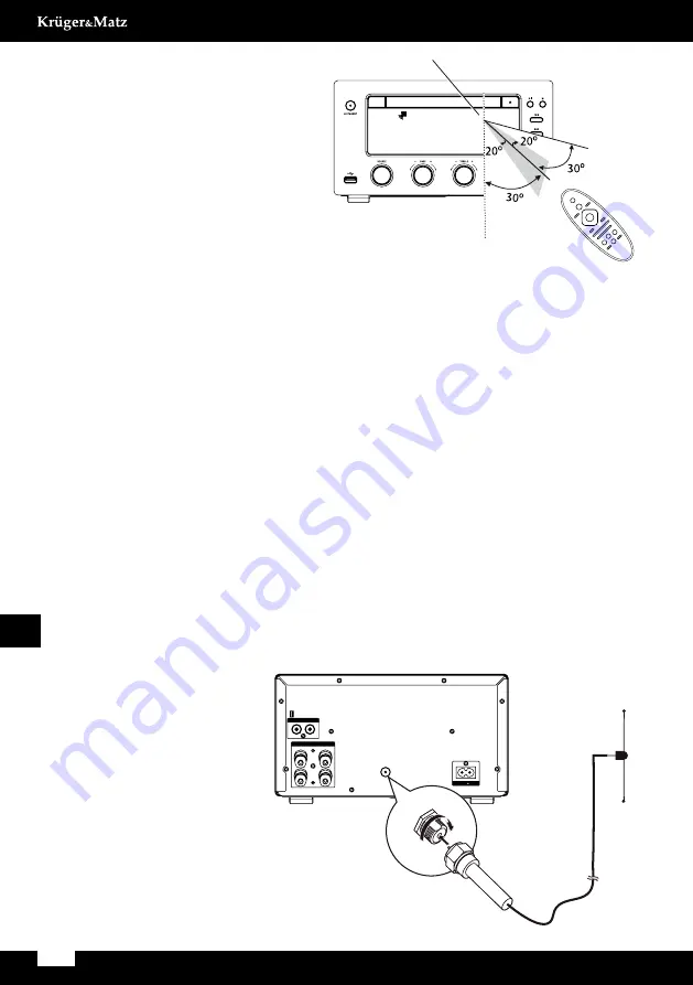 Krüger & Matz KM1598D Owner'S Manual Download Page 8