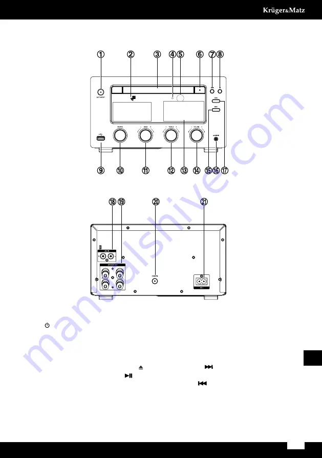 Krüger & Matz KM1598D Owner'S Manual Download Page 63