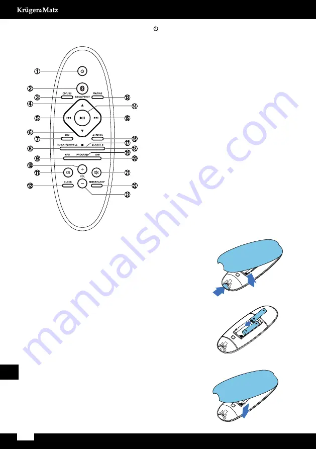 Krüger & Matz KM1598D Owner'S Manual Download Page 82