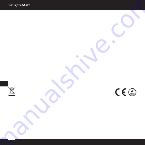 Krüger & Matz KMPM7 Owner'S Manual Download Page 6