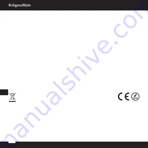 Krüger & Matz KMPM7 Owner'S Manual Download Page 10