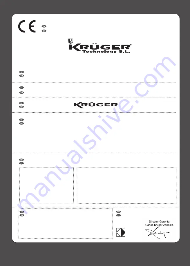 Kruger KF50B Скачать руководство пользователя страница 40