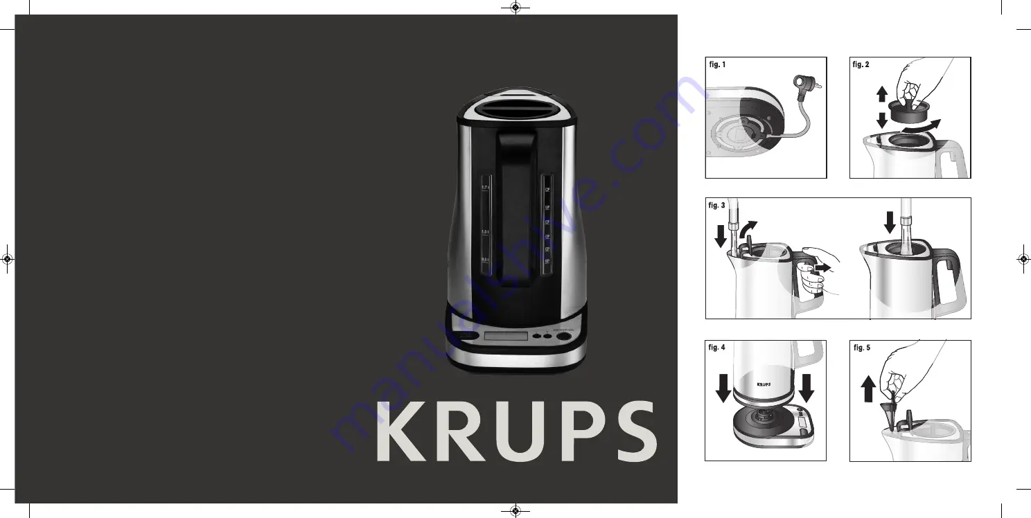 Krups BW501 Series Manual Download Page 1