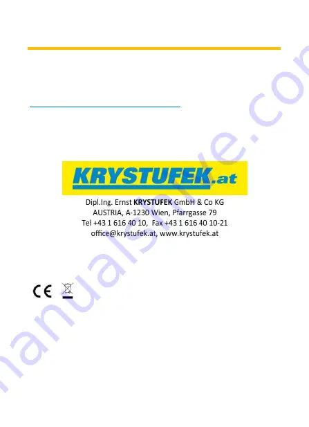 Krystufek PANCONTROL 9120037330077 Manual Download Page 126