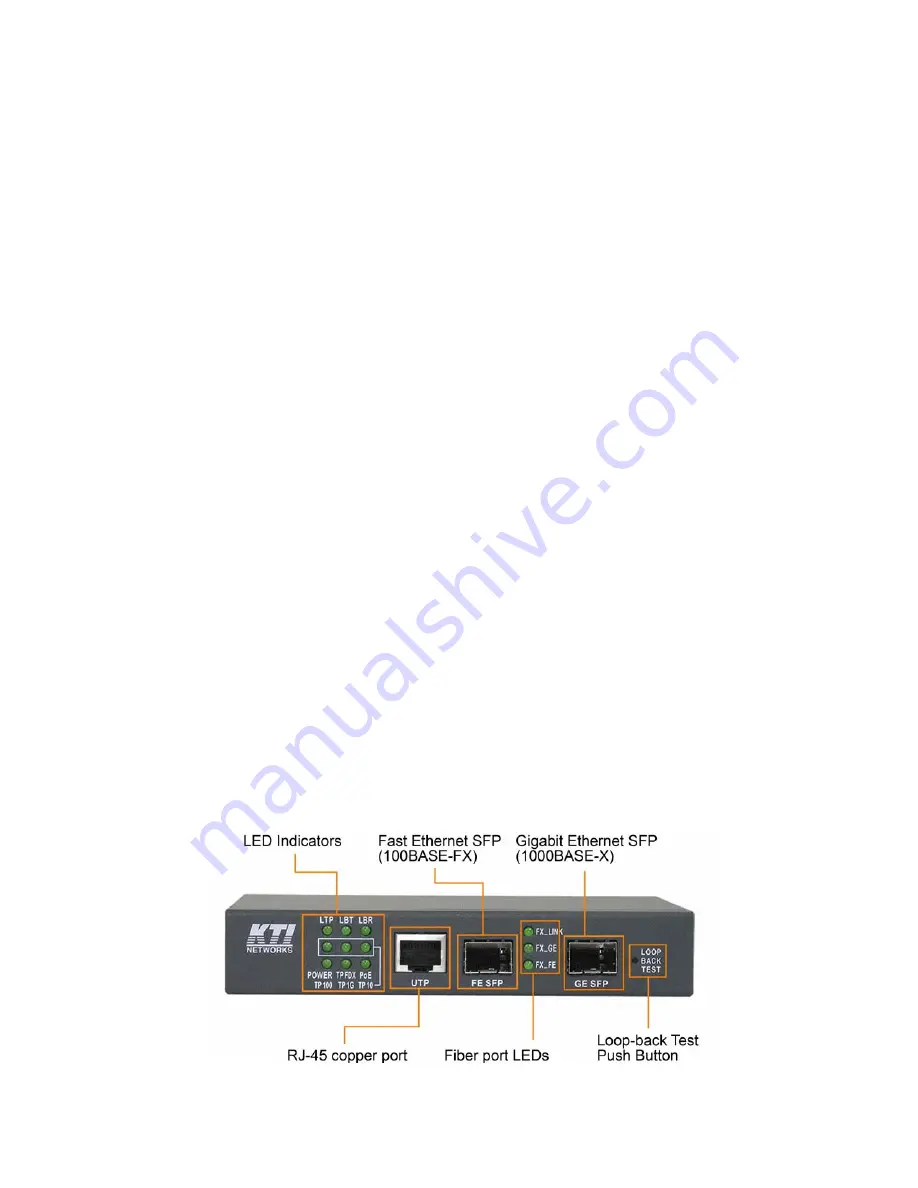 KTI Networks KGC-320 Installation Manual Download Page 8