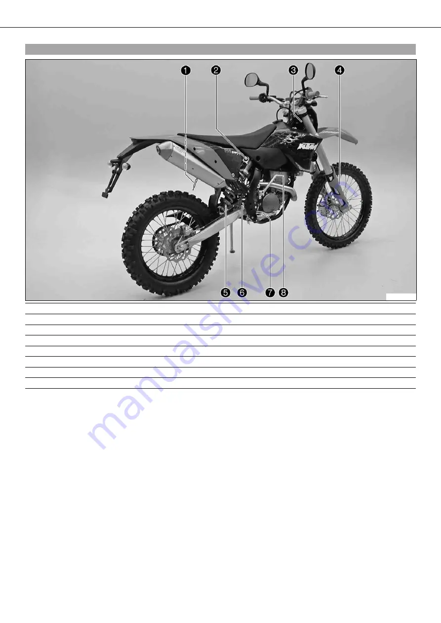 KTM 2009 250 EXC-F SIX DAYS Скачать руководство пользователя страница 11