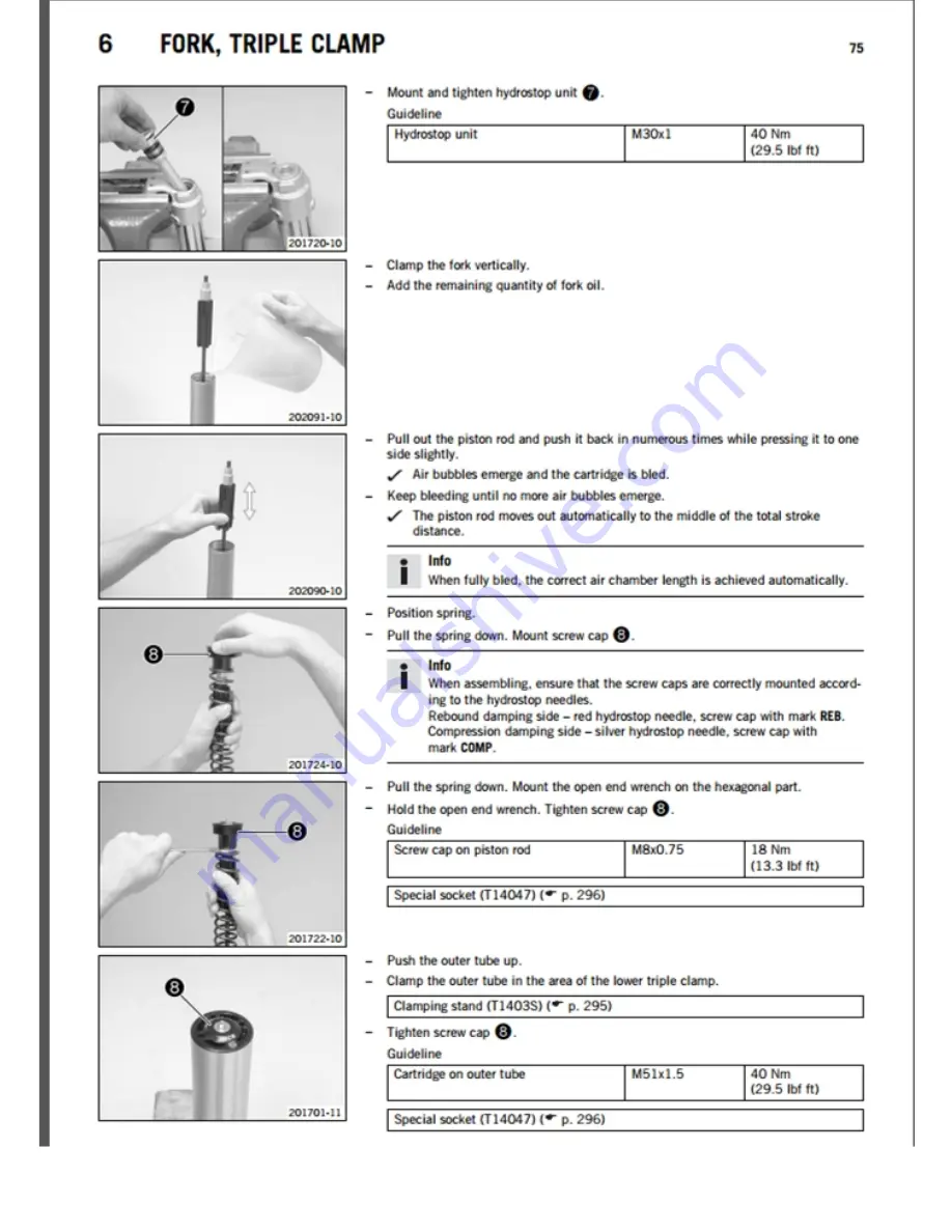 KTM 250 scf 2016 Repair Manual Download Page 76