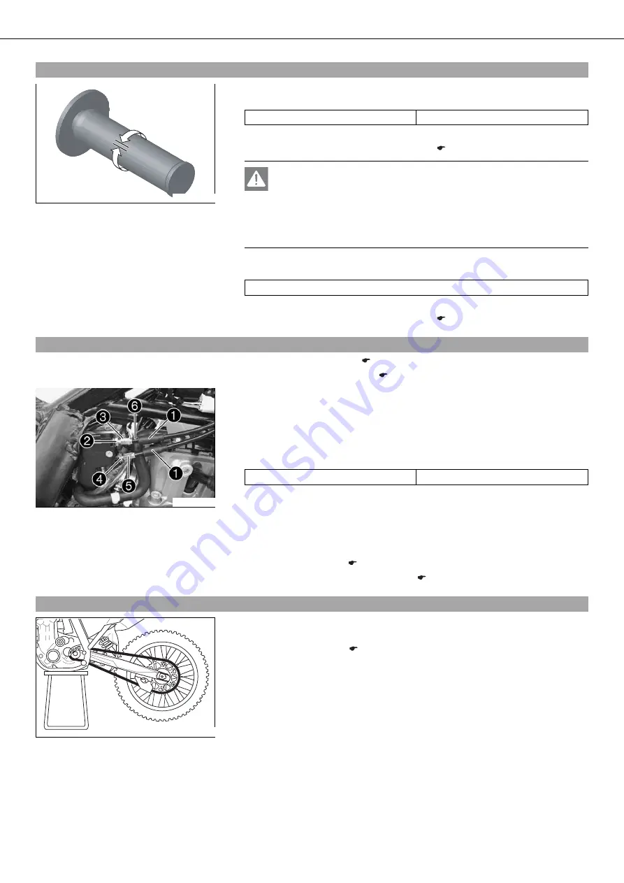 KTM 450 EXC RACING 2006 Owner'S Manual Download Page 50