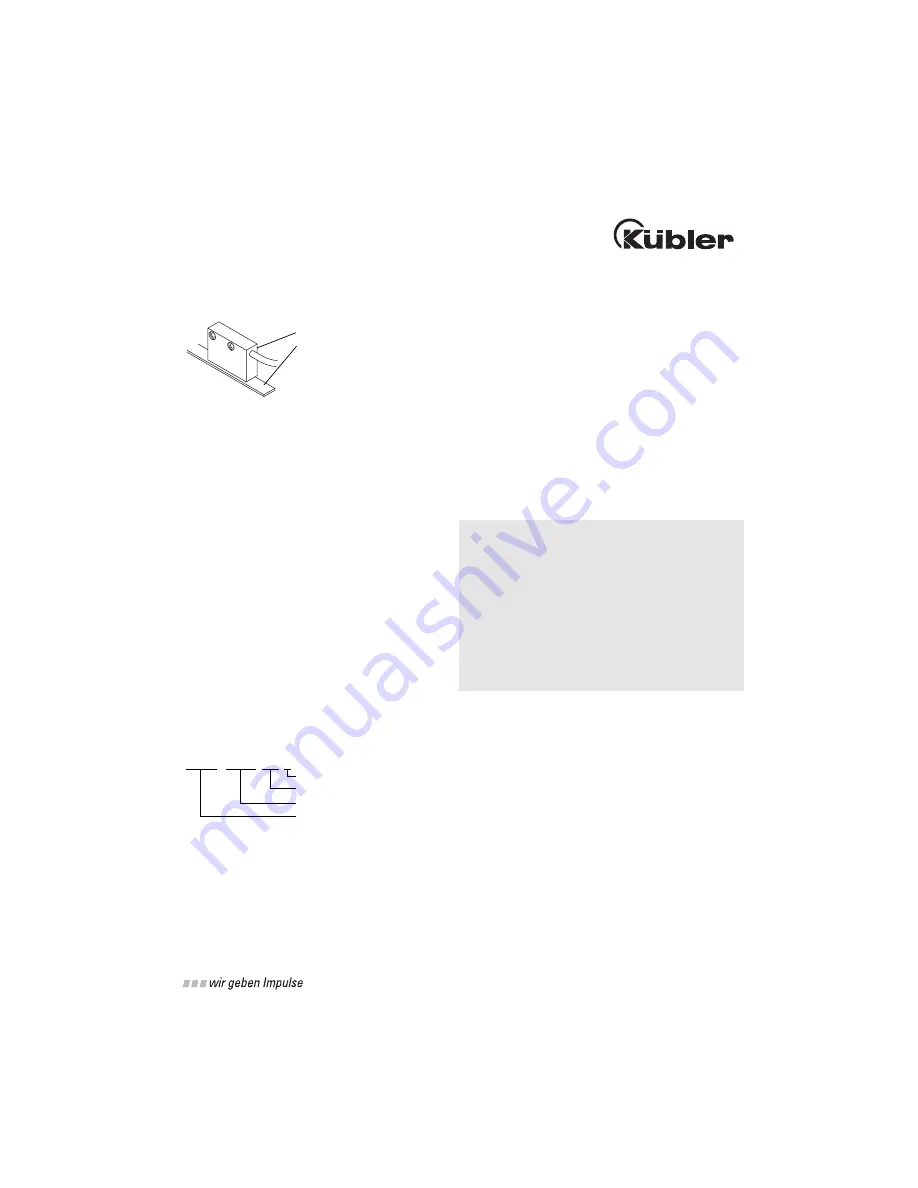 Kubler Limes B1 User Information Download Page 1