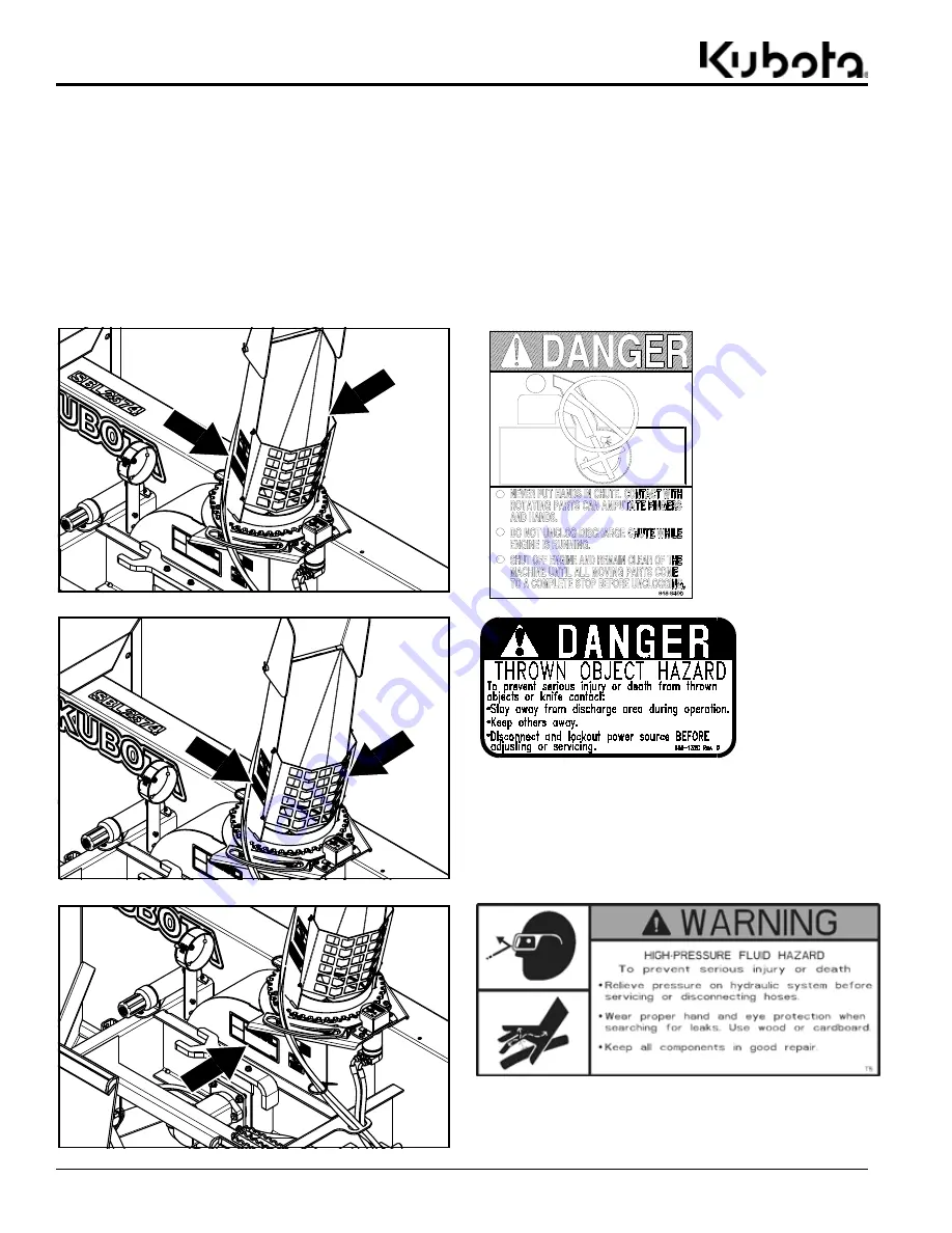 Kubota AP-SBL2566 Operator'S Manual Download Page 8