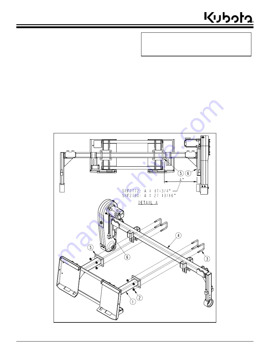 Kubota AP-SR2772 Operator'S Manual Download Page 16