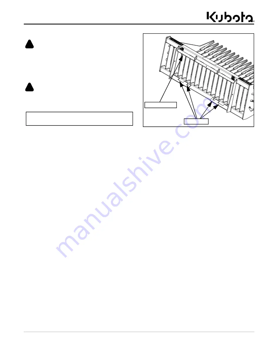 Kubota AP-SRB1566 Operator'S Manual Download Page 13