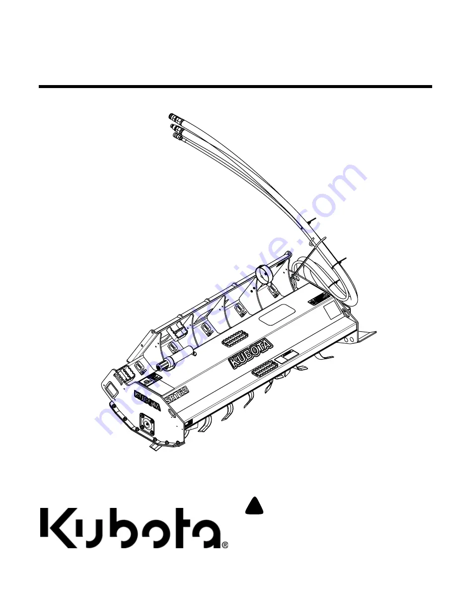 Kubota AP-SRT62 Operator'S Manual Download Page 1