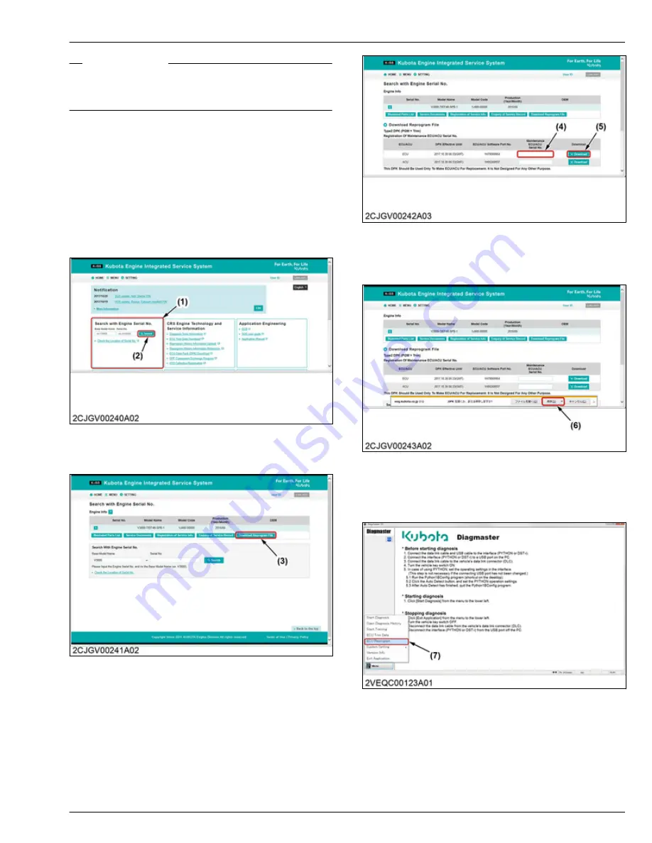 Kubota D1803-CR-E4 Workshop Manual Download Page 293