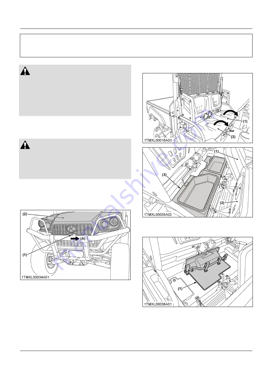 Kubota KUBOTA RTV-XG850 Operator'S Manual Download Page 59