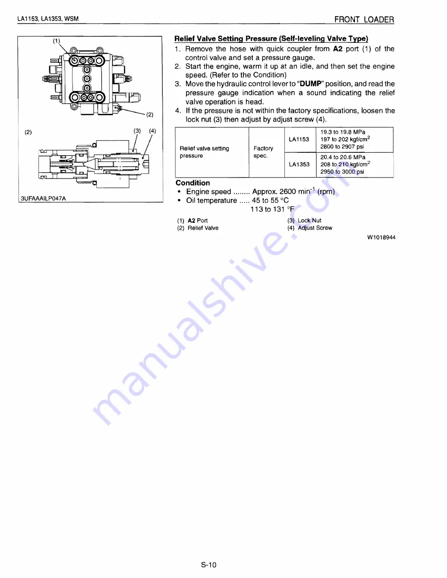 Kubota LA1153 Workshop Manual Download Page 90