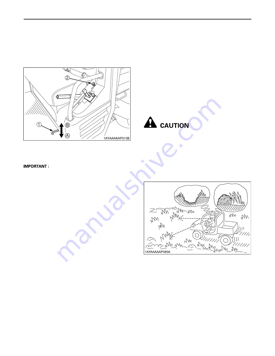 Kubota RTV 900 Operator'S Manual Download Page 44