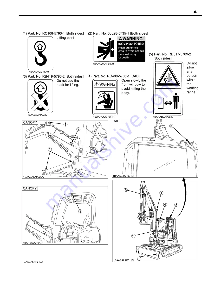 Kubota U35-4 Operator'S Manual Download Page 21