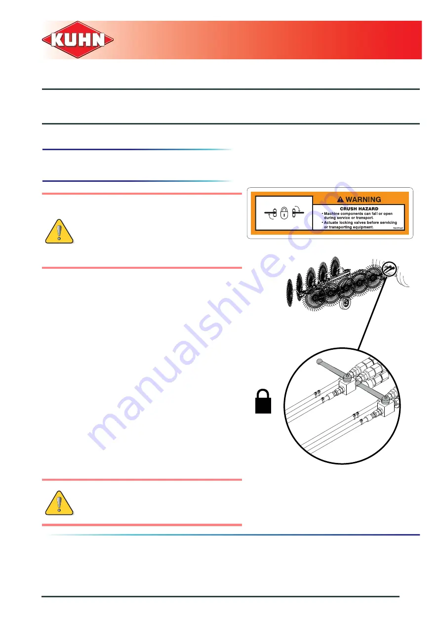 KUHN SR300 Operator'S Manual Download Page 31