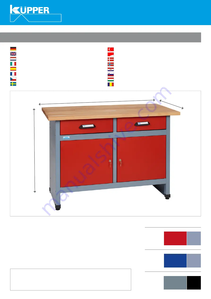 kupper 12050 Assembly Instruction Manual Download Page 1