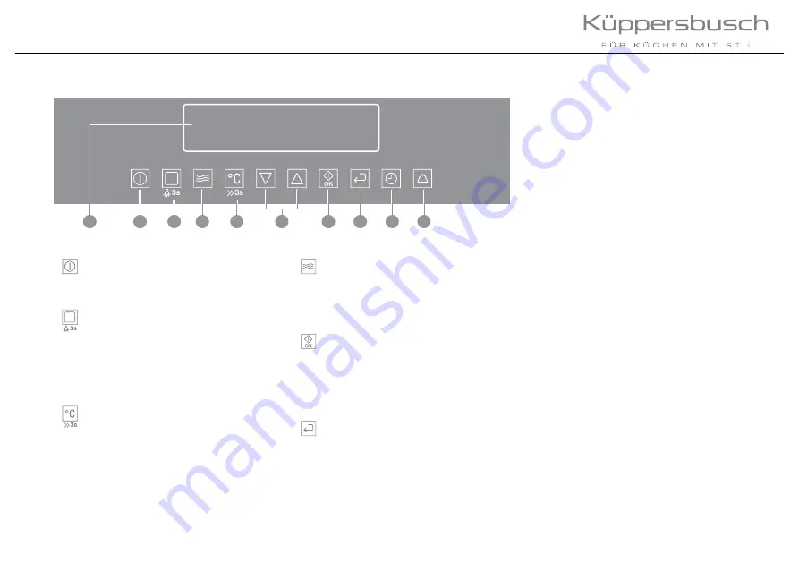 Kuppersbusch EEBKM-6750 Brief Instructions Download Page 1