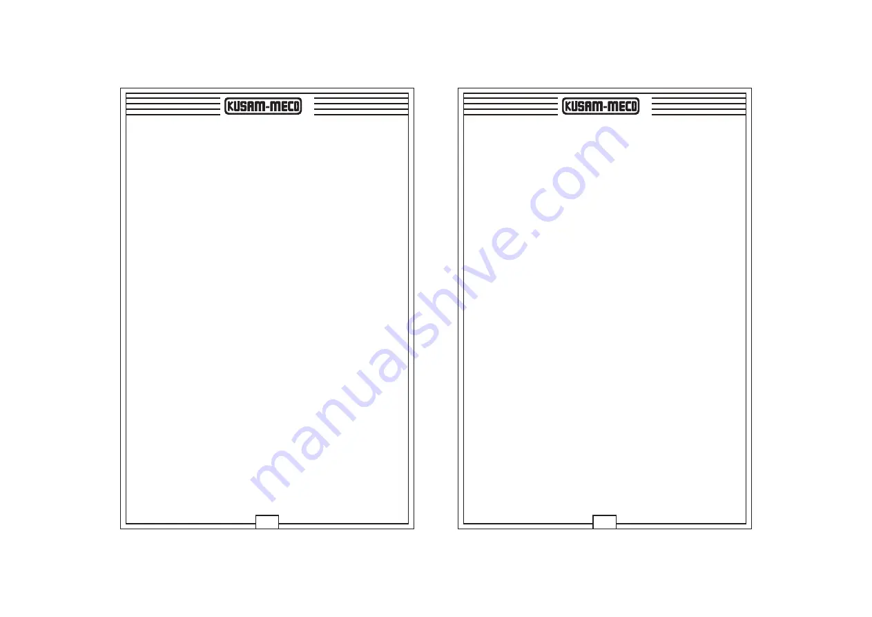 Kusam-meco KM 839 Operation Manual Download Page 3