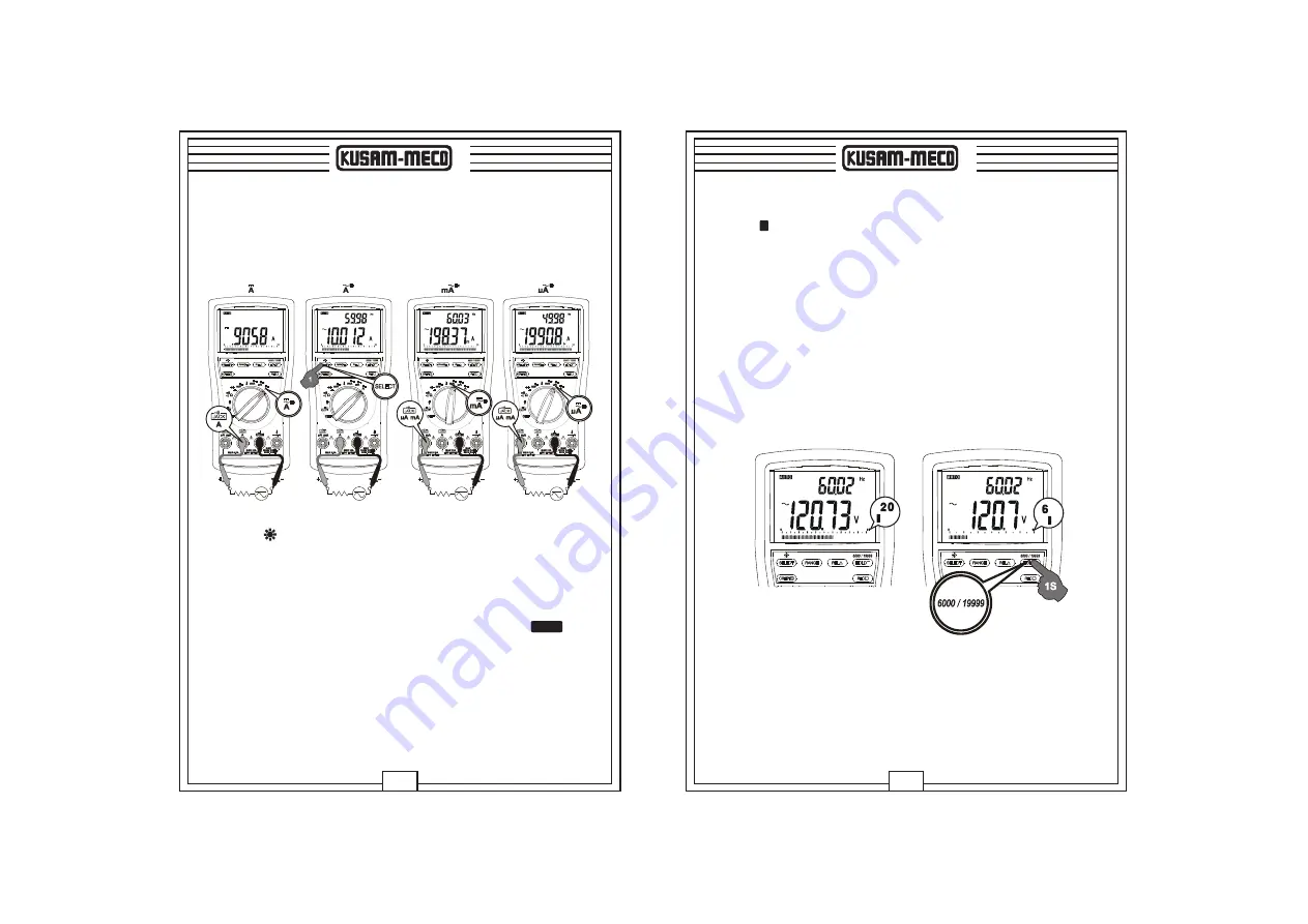 Kusam-meco KM 839 Operation Manual Download Page 14