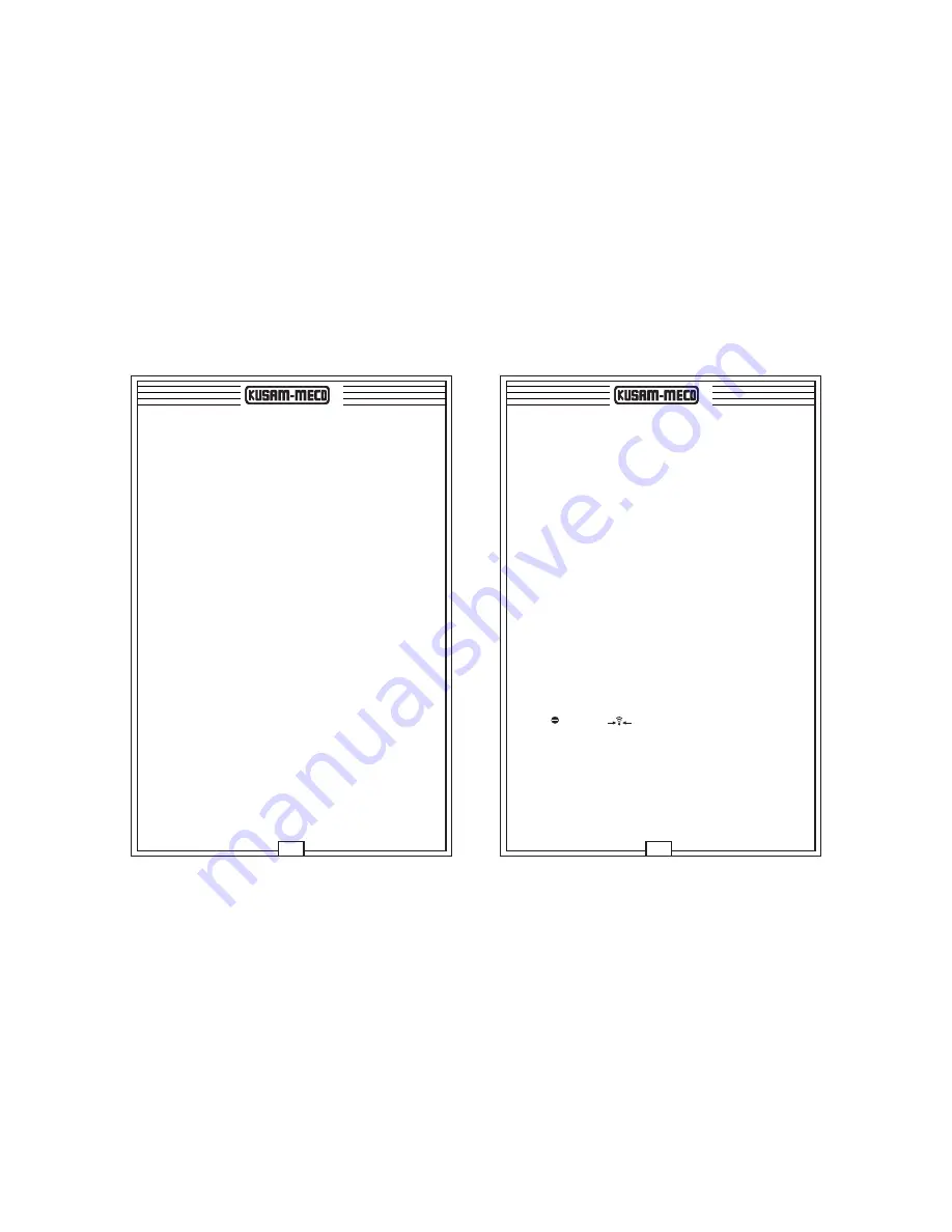 Kusam-meco KM 878 Operation Manual Download Page 7