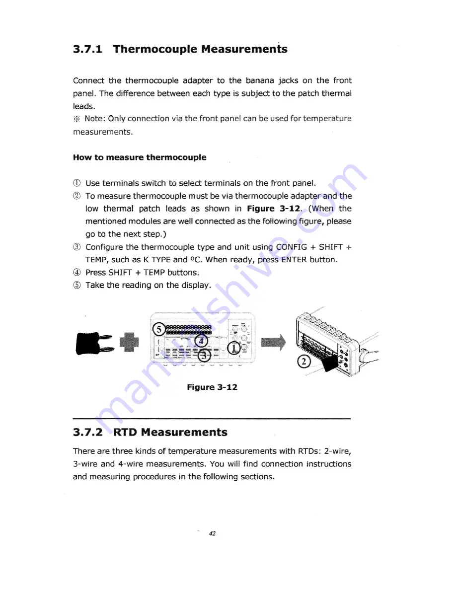 Kusam-meco M3500A Operation Manual Download Page 42