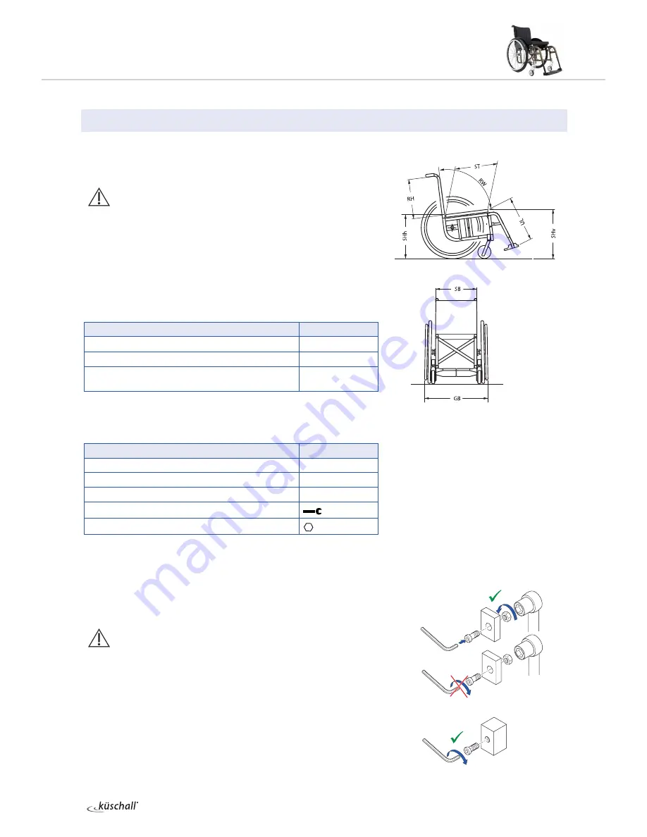 Küschall Compact Service Manual Download Page 5