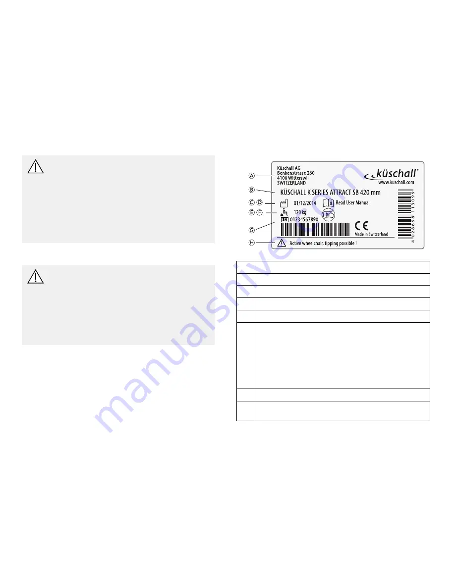 Küschall K-SERIES User Manual Download Page 94