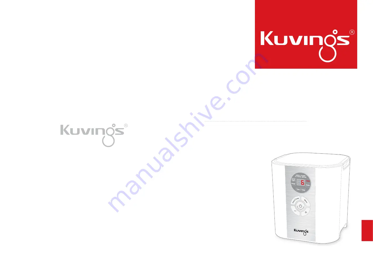 Kuvings 63100SI Manual Download Page 18