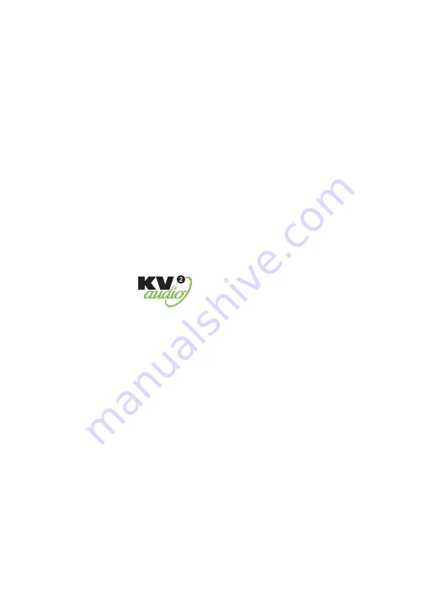 KV2 Audio ESM12 User Manual Download Page 14