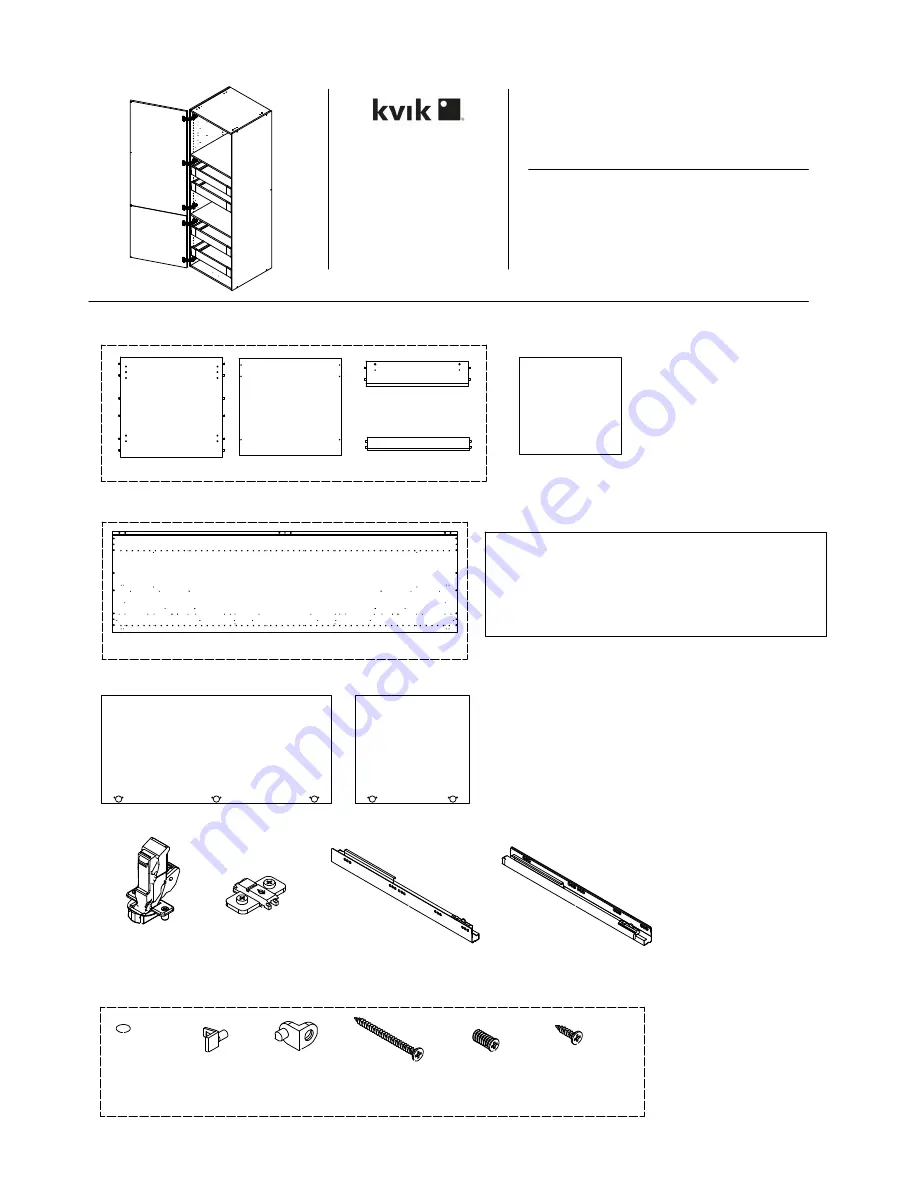 Kvik H540,060-050-040 Assembly Instruction Manual Download Page 1