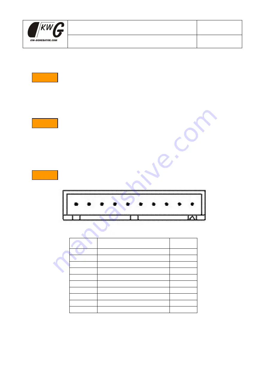 KW-Generator EFU 1000 Manual Download Page 11