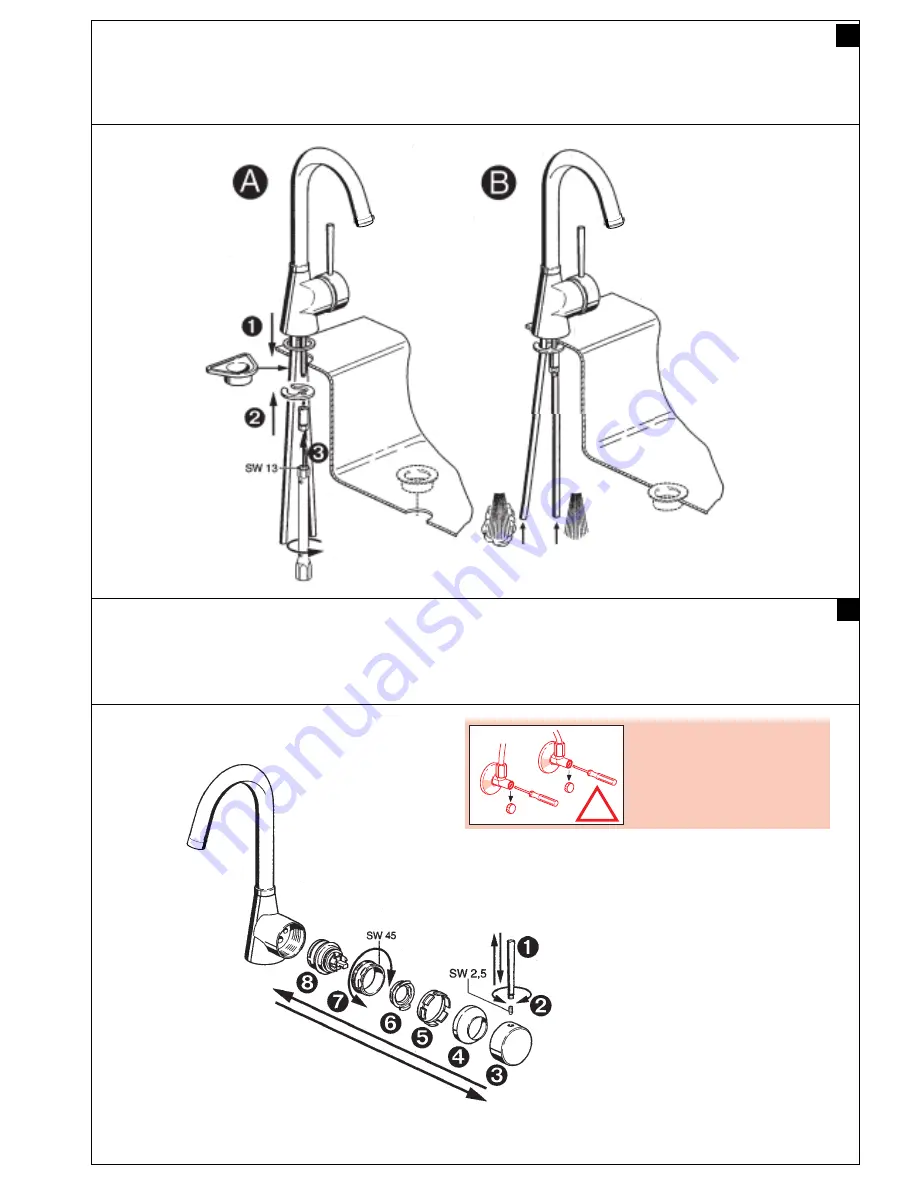 KWC DESIGNO K.10.H1.11 Installation And Service Instructions Manual Download Page 3