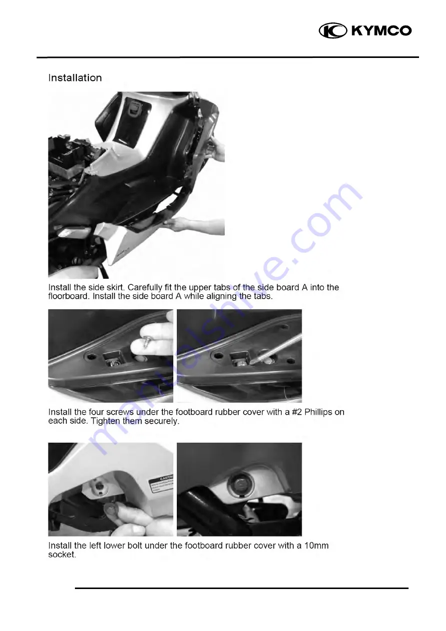 KYMCO K-XCT 125i Service Manual Download Page 79