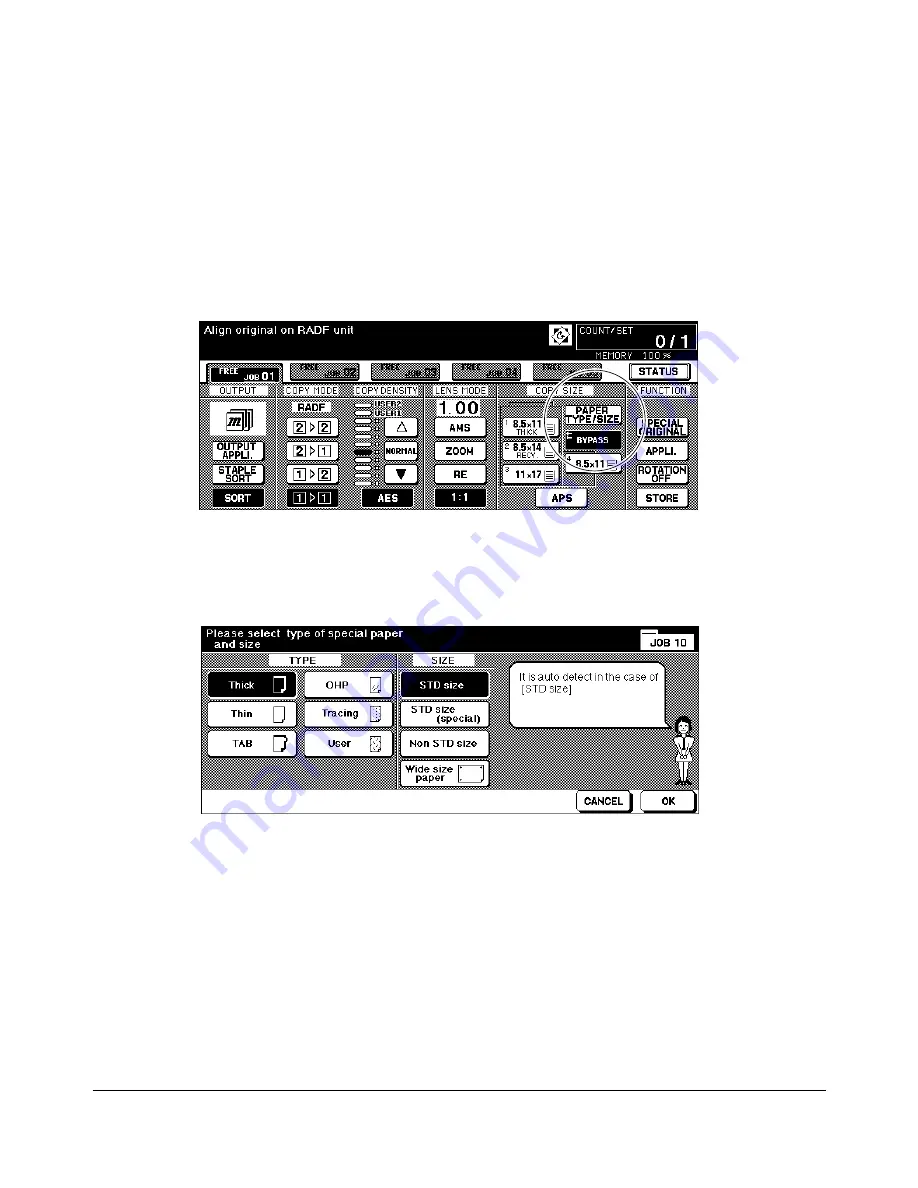 Kyocera Mita Vi7360 Instruction Handbook Manual Download Page 81