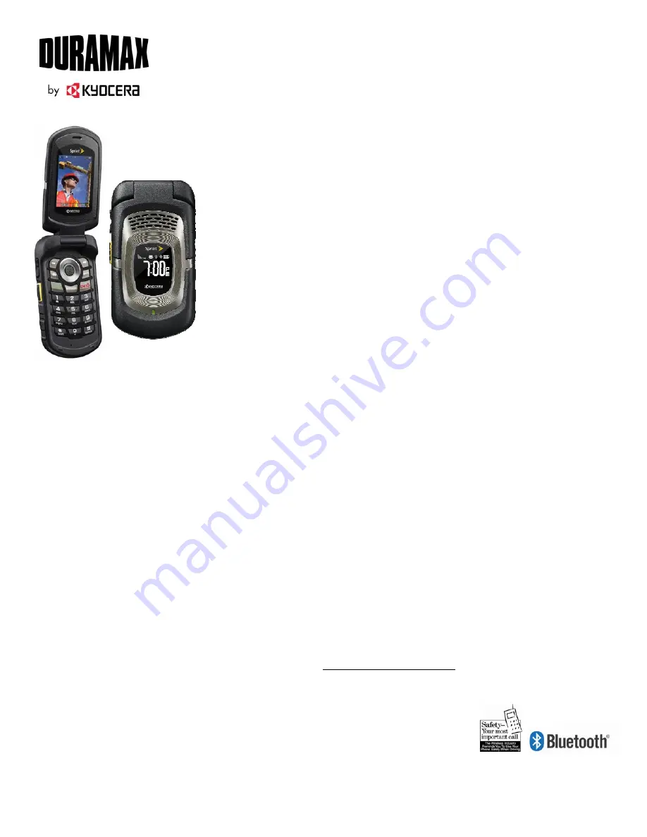 Kyocera DuraMax Technical Specifications Download Page 1