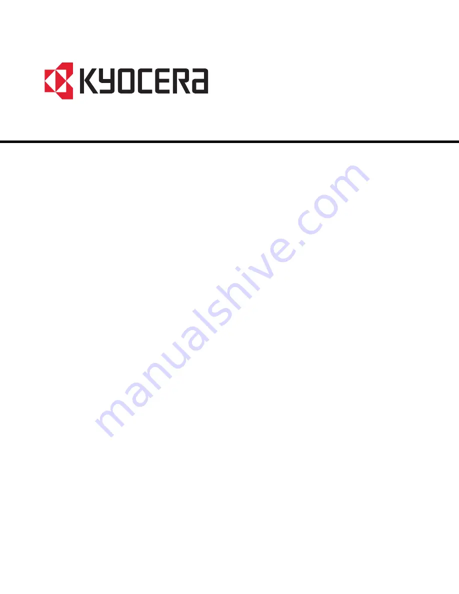 Kyocera KM-1650 Скачать руководство пользователя страница 1